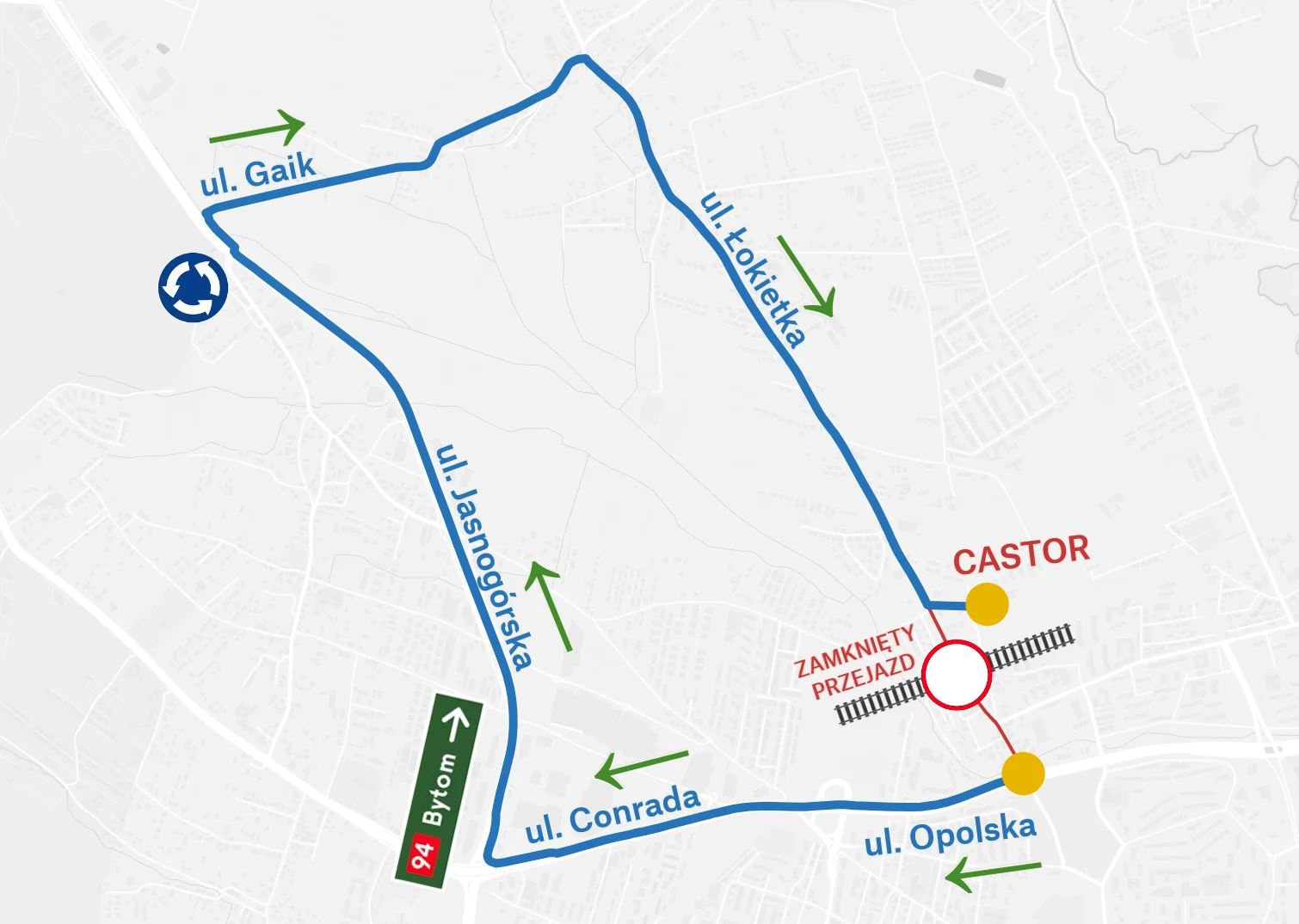 Mapa dojazdu