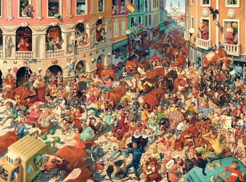 Puzzle 300 pièces : Animaux étonnants - Castorland - Rue des Puzzles