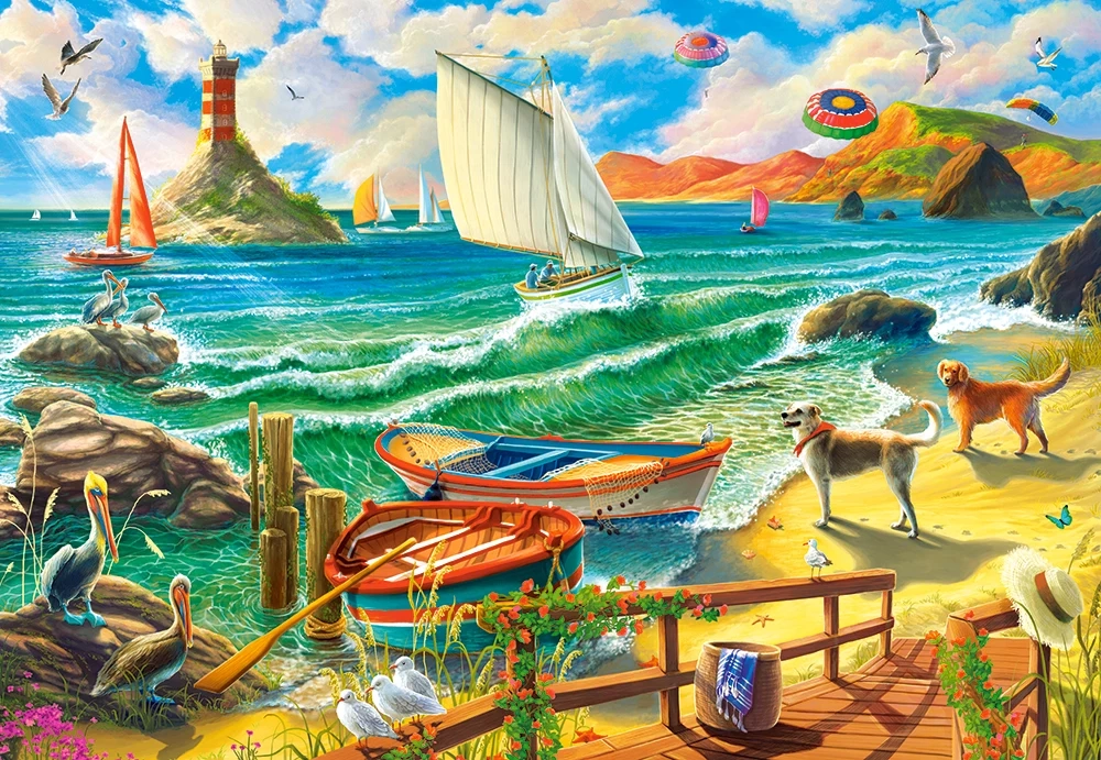 C-104895-2 - Weekend at the Seaside | Castorland Puzzle