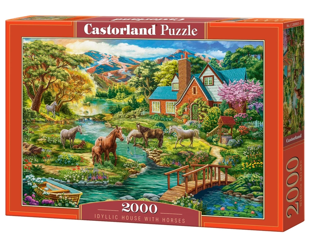 Castorland C-103171-2 Puzzle 1000 Pezzi – Springtime Gloria – Paesaggio Primaverile Per Adulti E Appassionati
